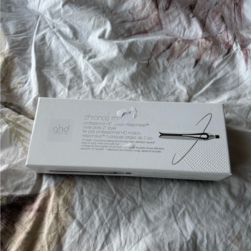 GHD CHRONOS MAX BEST WIDE FLAT IRON (2 INCH PLATE) WHITE - Picture 2 of 4